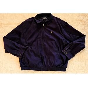 Polo by Ralph Lauren Men's‎ Long Sleeve Bi-Swing Full Zip Jacket Size XL Navy